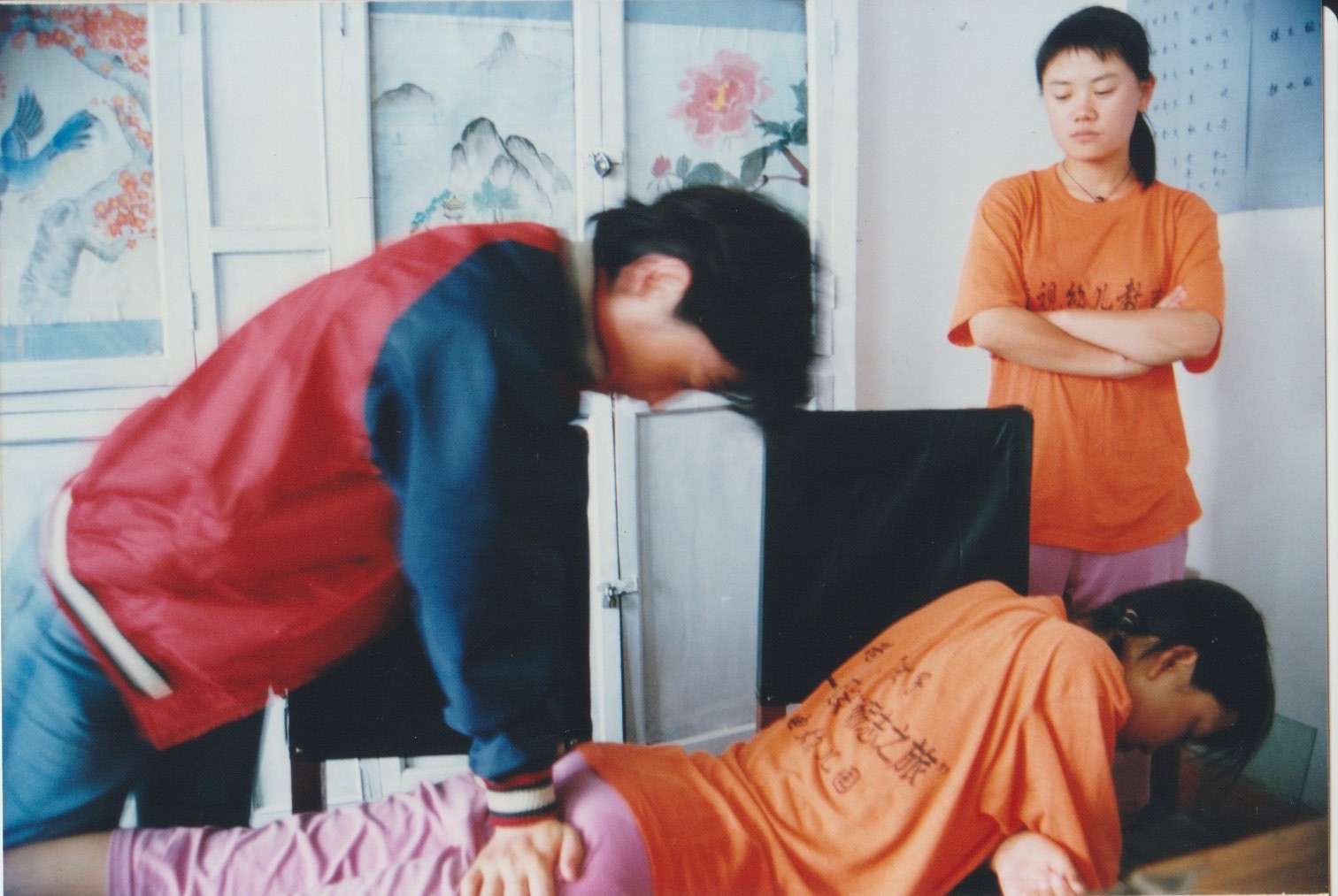 A caring moment during the journey