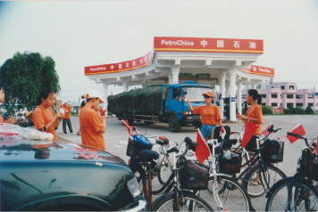 Resting during the journey